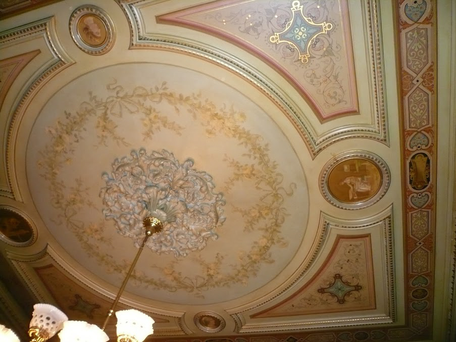 Ceiling in the Hauck House